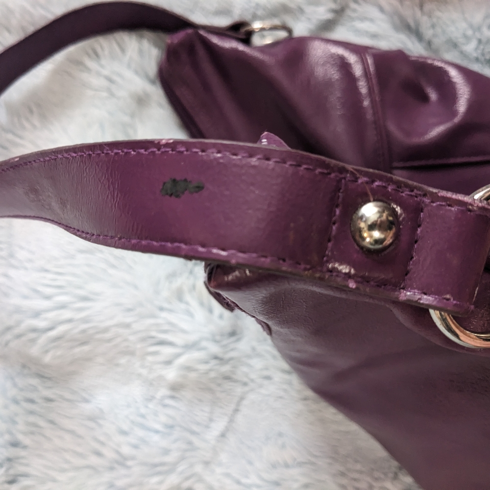 Baby Phat Shimmering Purple Shoulder Bag - Picture 6 of 13